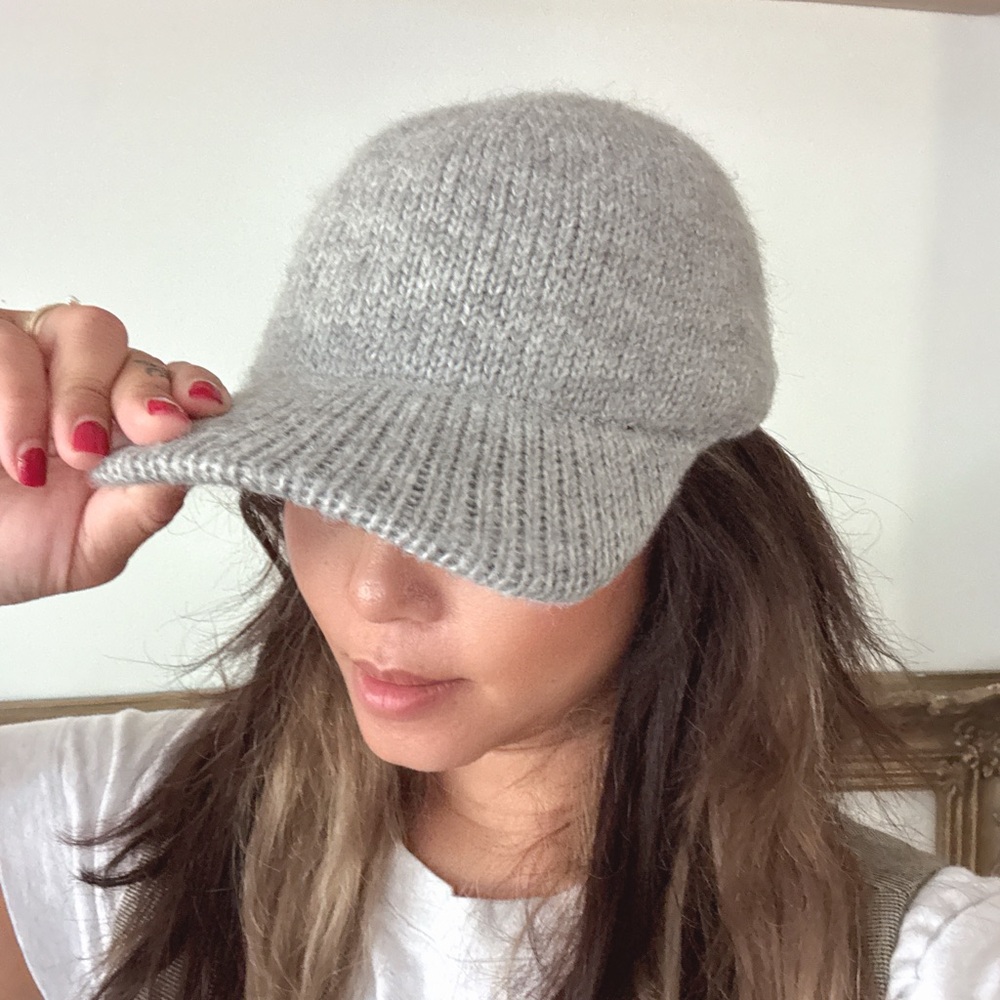 Zara New York - Soft Gray Knit Hat
